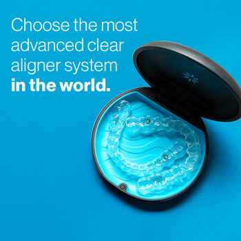Photo with invisalign aligner
